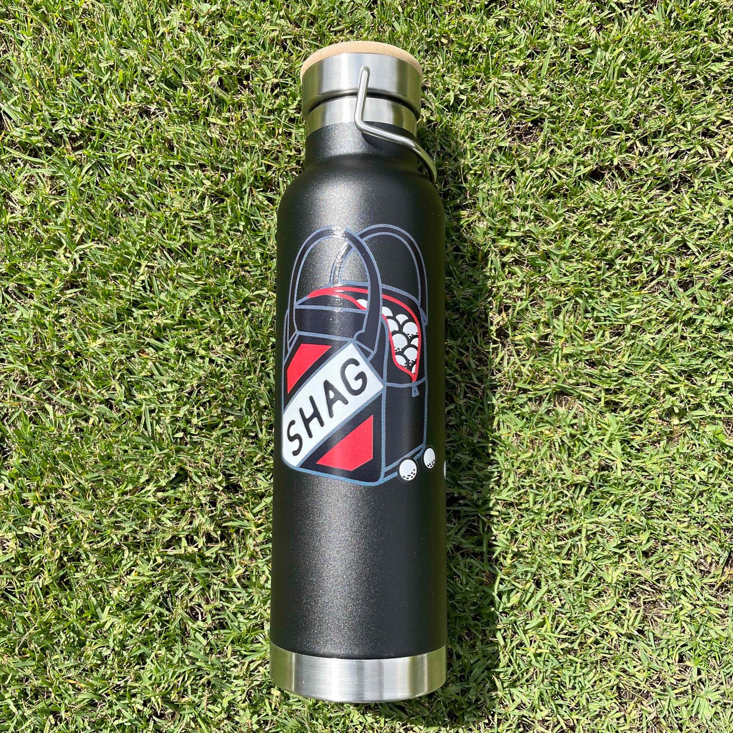Black "Shag" Water Bottle