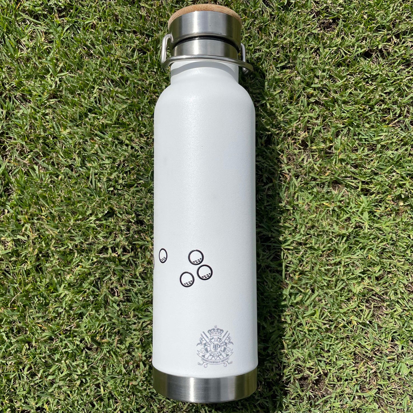 White "Shag" Water Bottle