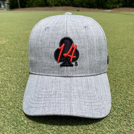 Grey "14 Clubs" Hat