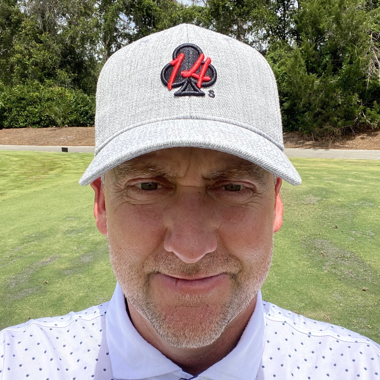 Grey "14 Clubs" Hat