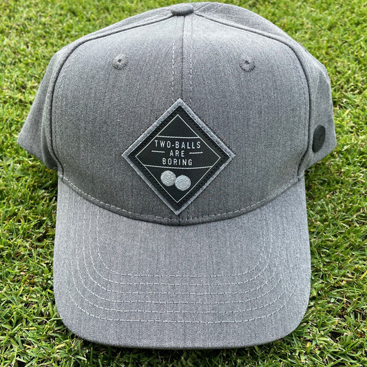Grey "Two Balls" Hat
