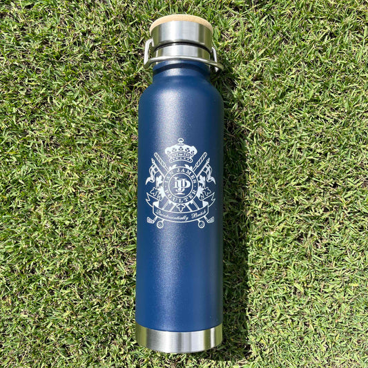 Navy "Crest" Water Bottle