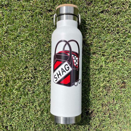 White "Shag" Water Bottle